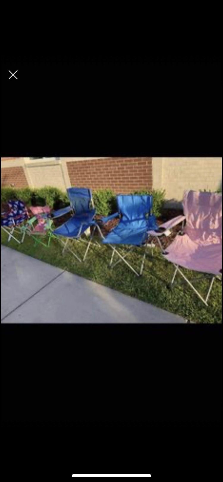 Two Beach Chair With Some Rust $15 Both