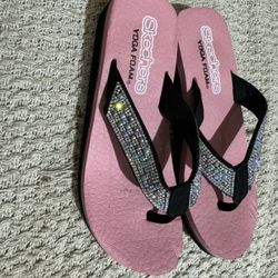 Sketchers Light Up Wedge Sandals 