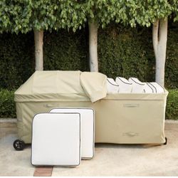 Frontgate Outdoor Cushion Rolling Storage Bins
