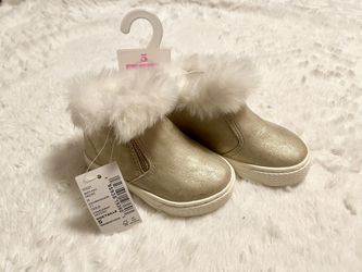 New Gold Ankle Boots