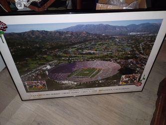 1996 Rose Bowl Framed Collectors Series Poster