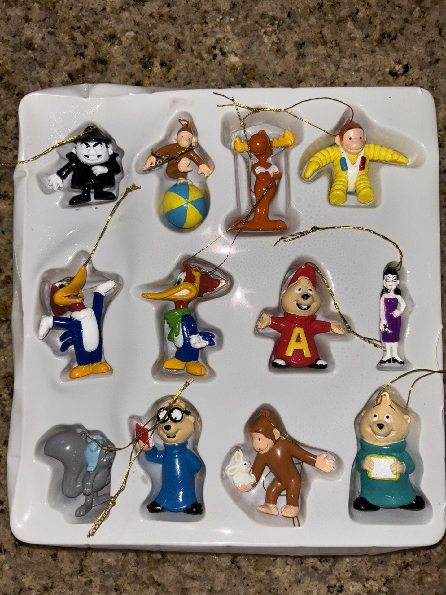 Assortment of vintage ornaments Christmas