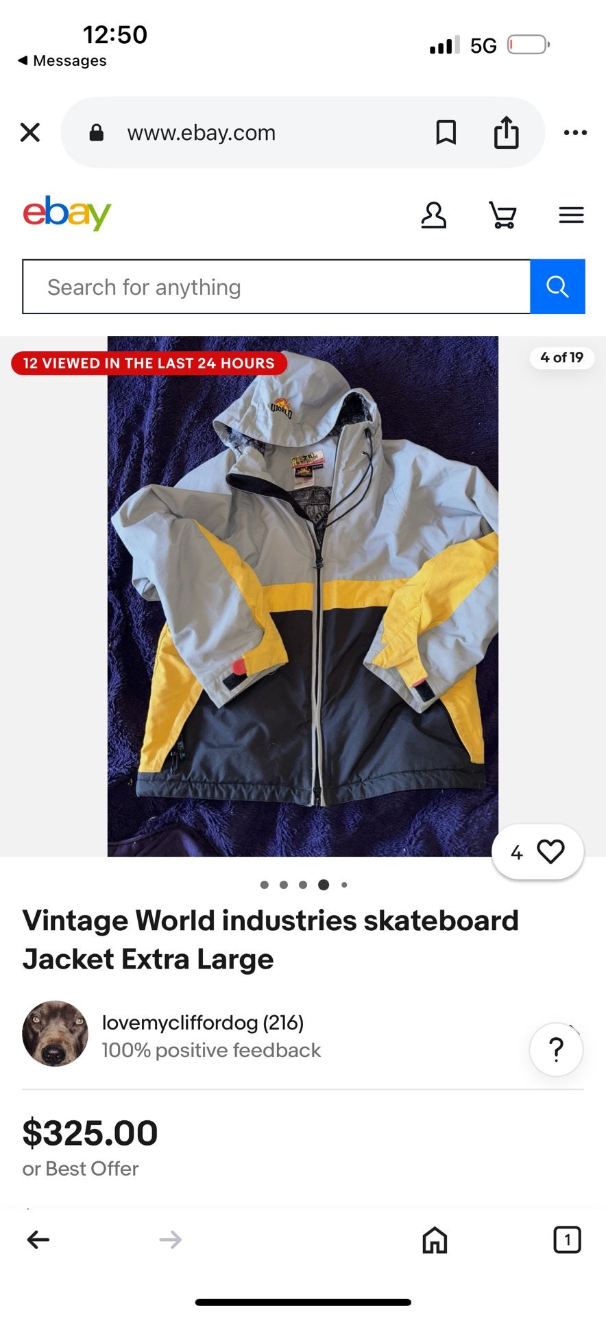 World Industries Skateboarding Kids Large (Rare-jacket)