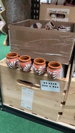 Talavera shot glass $4 each $36 doz