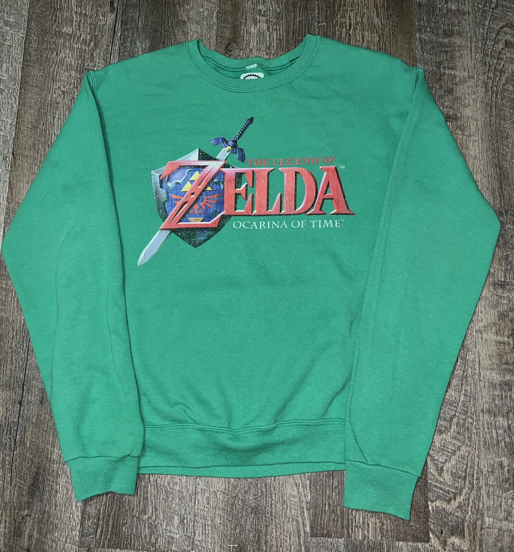 Legend of Zelda Ocarina of Time Crewneck Sweater size small