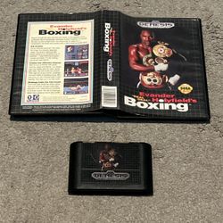 Evander Holyfield's ''Real Deal'' Boxing (Sega Genesis, 1992) No Manual Tested