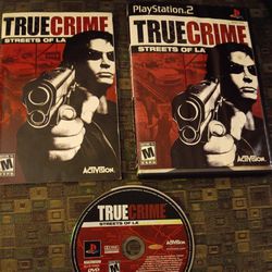PS2 TRUE CRIME" Streets Of LA Video Game