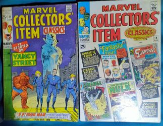 Marvel Collecter Item Classics #s4 And 21