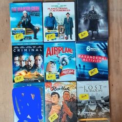 Various Blu-rays 