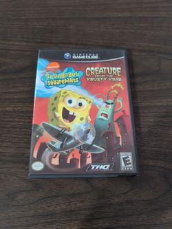 Nintendo GameCube Nickelodeon SpongeBob SquarePants creature from the Krusty krab