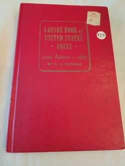 Vintage "A Guide Book Of United States Coins"  - 3 Red Books