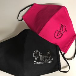 Adult Size Rhinestones Face Masks