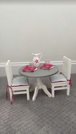 American Girl Doll Dining set