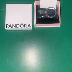 Pandora Pink bow ring