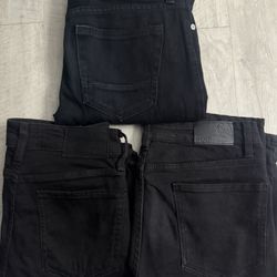  Men Black Jeans  