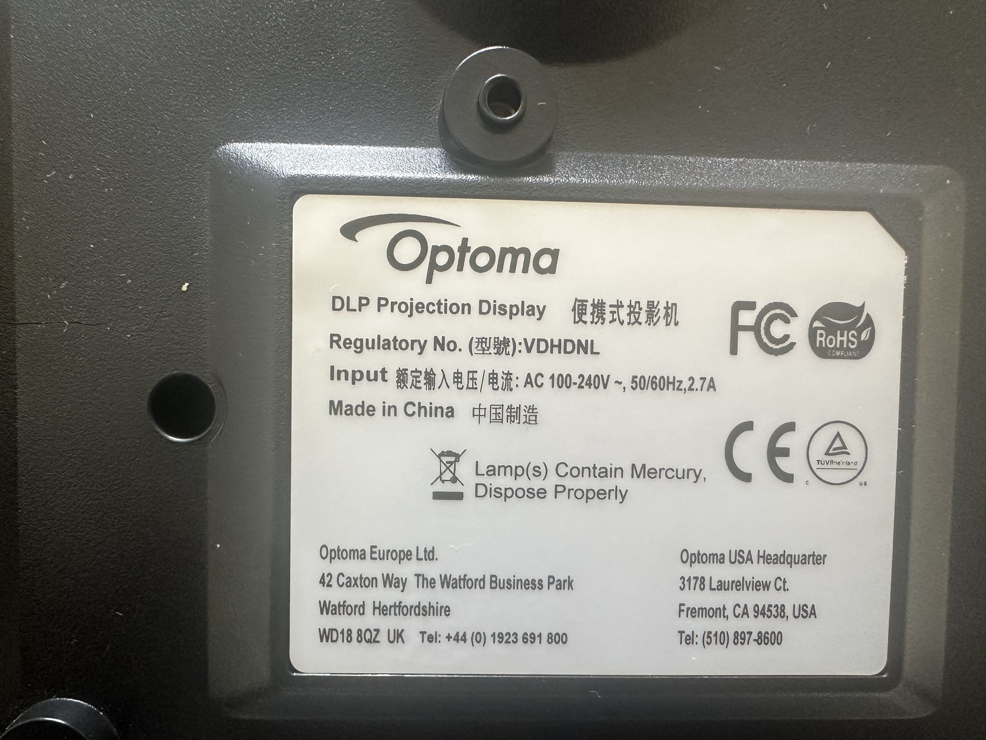 Optoma Projector
