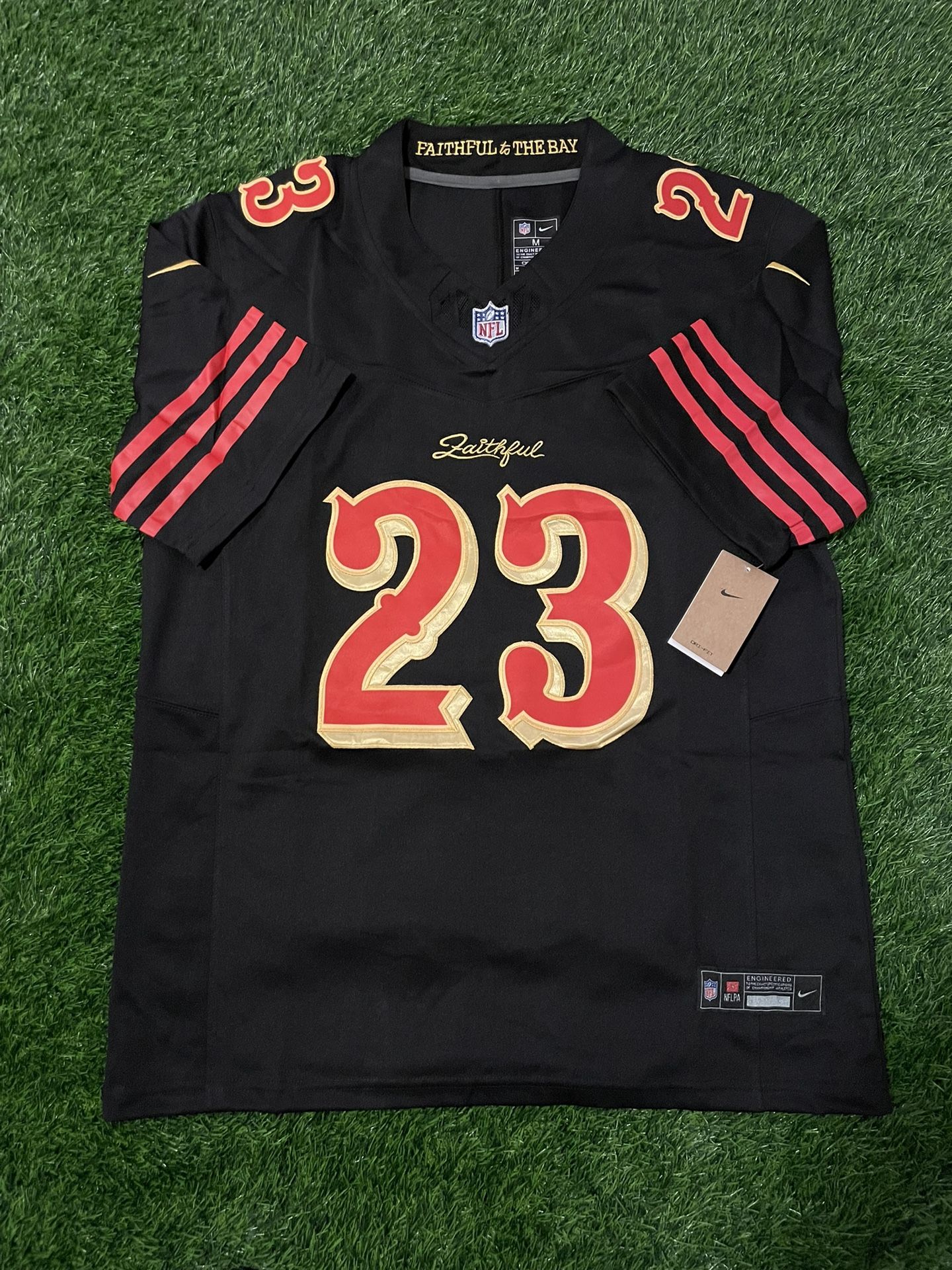 San Francisco 49ers Christian McCaffrey Rivalries Collection Jersey Men’s Medium