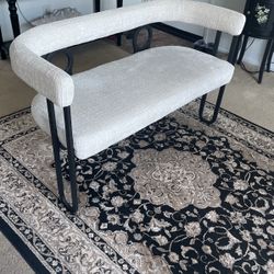 Small White Bench/Couch 