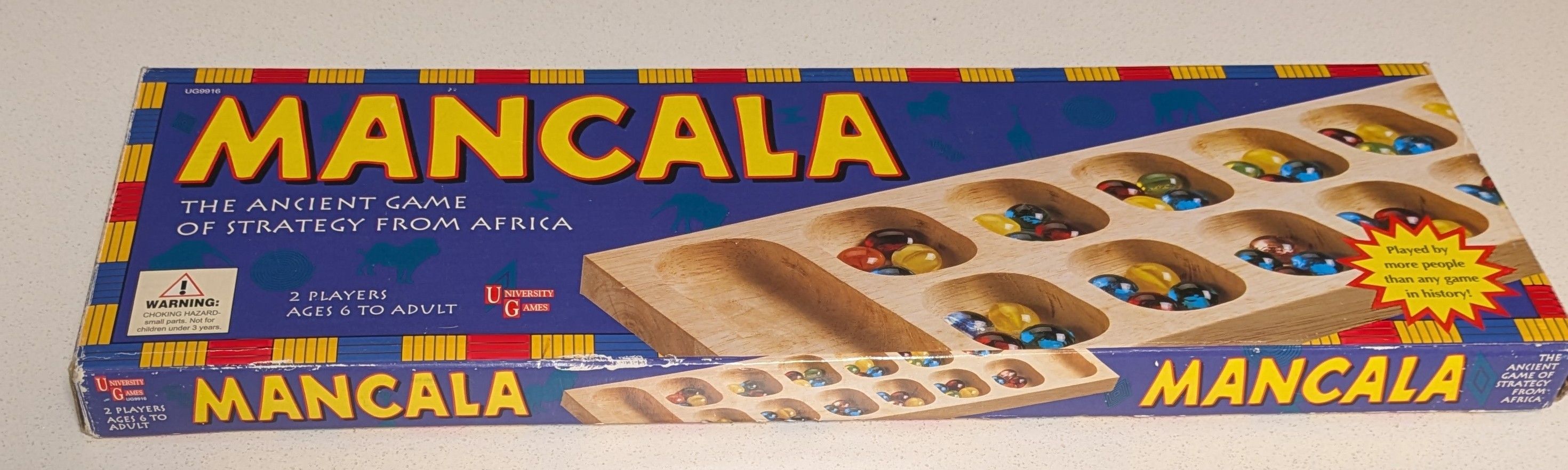 Mancala Wood Board Game