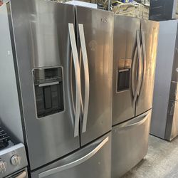 whirlpool refrigerator 30 3 doors