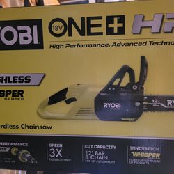 Ryobi 12in Battery Powered Chainsaw New