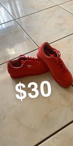 Red Puma size 13 kids