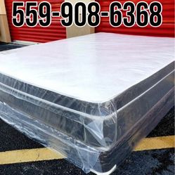 15” Queen Pillow Top Mattress $290 