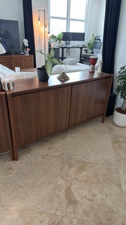 2 living room cabinets buffet storage