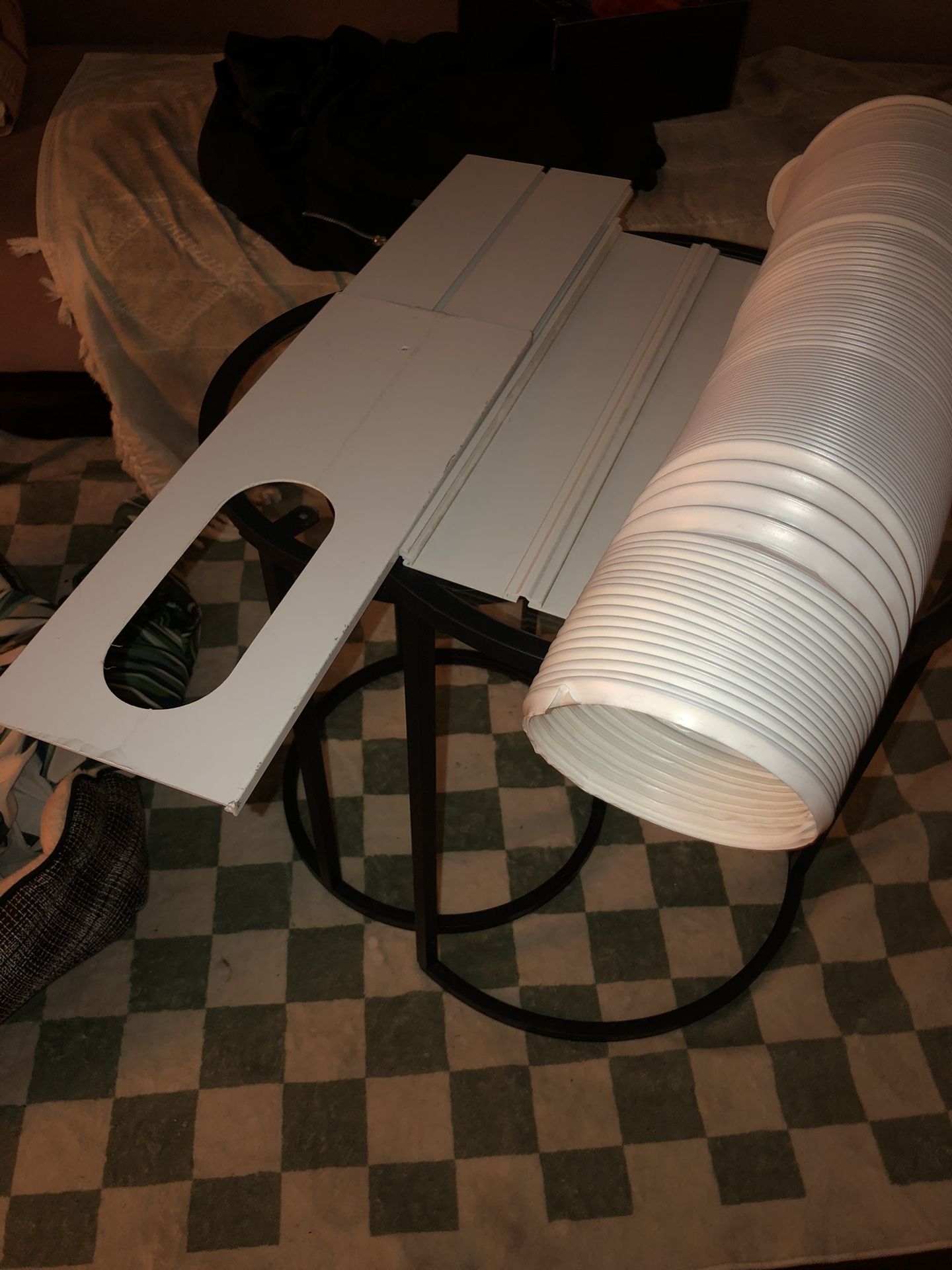 portable ac hose/window install