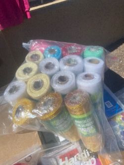 Craft items deco mesh Tull wreath wire forms other items