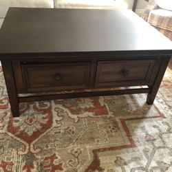 Coffee Table With Drawers 
