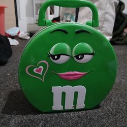 M&M Tin Container