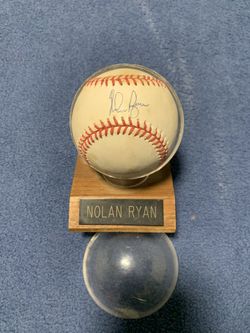 Nolan Ryan Autographed Baseball