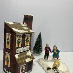 Fireside Inn Christmas Village Decoration