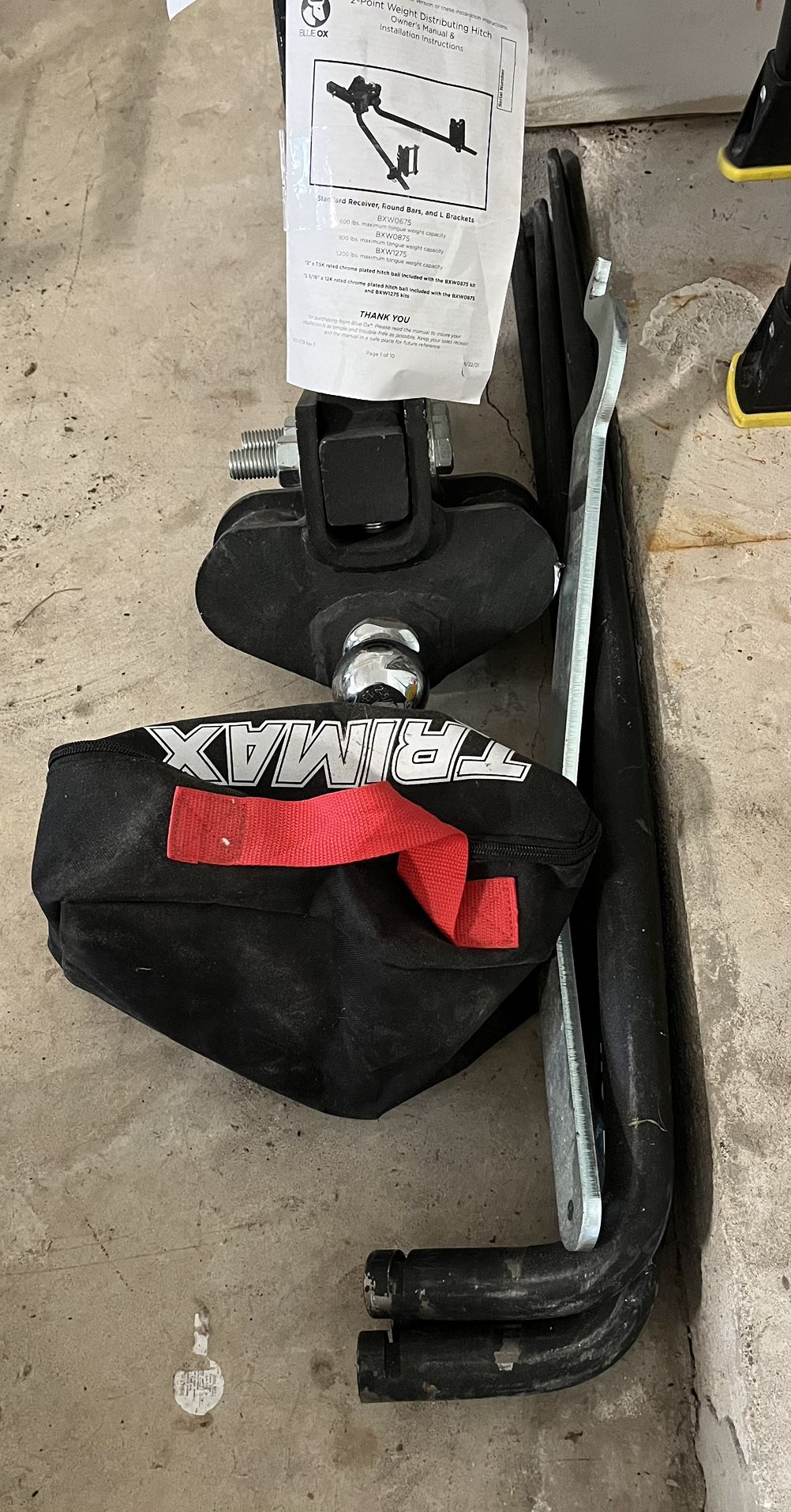 Hitch And Stabilizer Bars