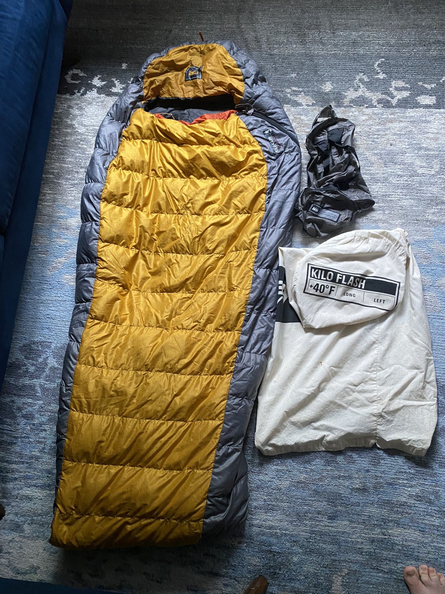 REI Kilo Flash Sleeping Bag (Size Long, + 40 Degrees)