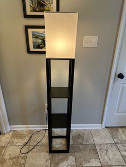 62" Threshold Shelf Floor Lamp