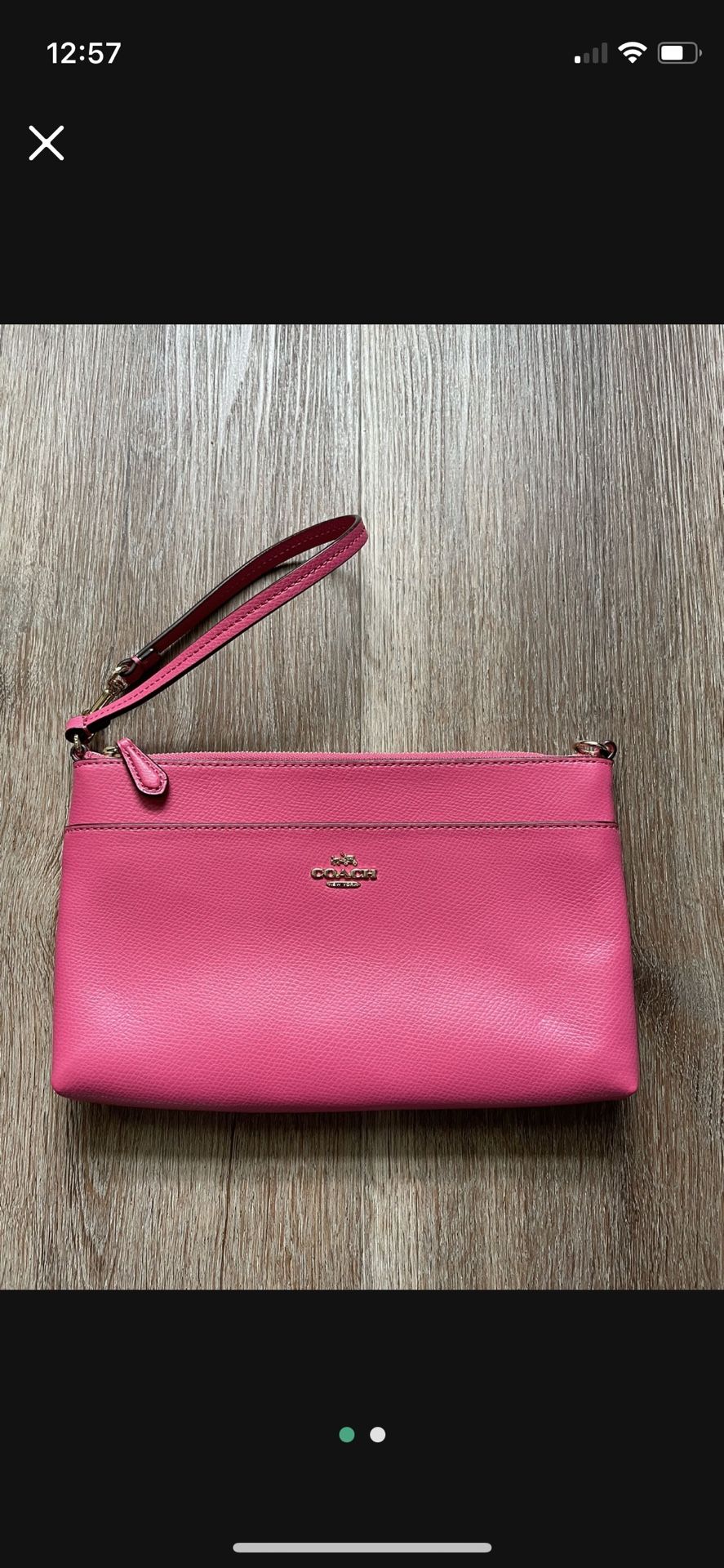 Coach Large Wristlet