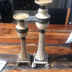 Set Of Two Candle Handles.