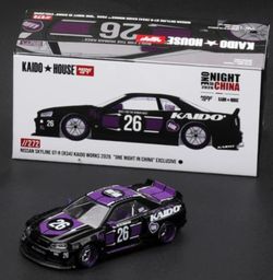 KAIDO HOUSE MINI GT GT-R R34 2026ONE NIGHT IN CHINA Limited edition of 300.
