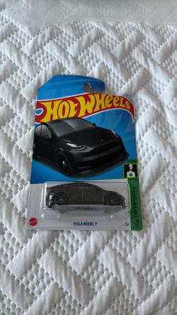 2024 Hot Wheels  Tesla Model Y #15/250 HW GREEN SPEED 3/10 Black