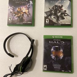 XBOX One Games (Destiny 1, 2, Halo Collection)
