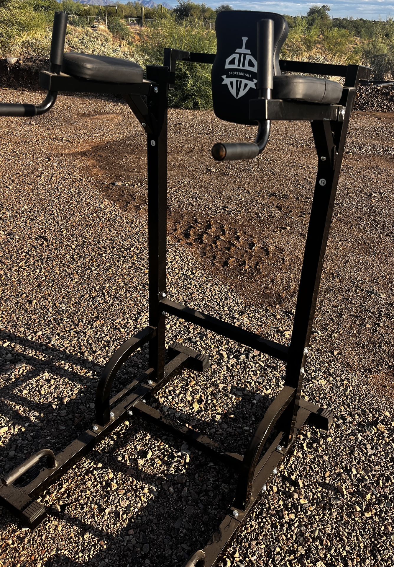 Workout-SPORTS ROYALS Power Station - Dips, Pushups , Leg Raises , Rows - Like New 