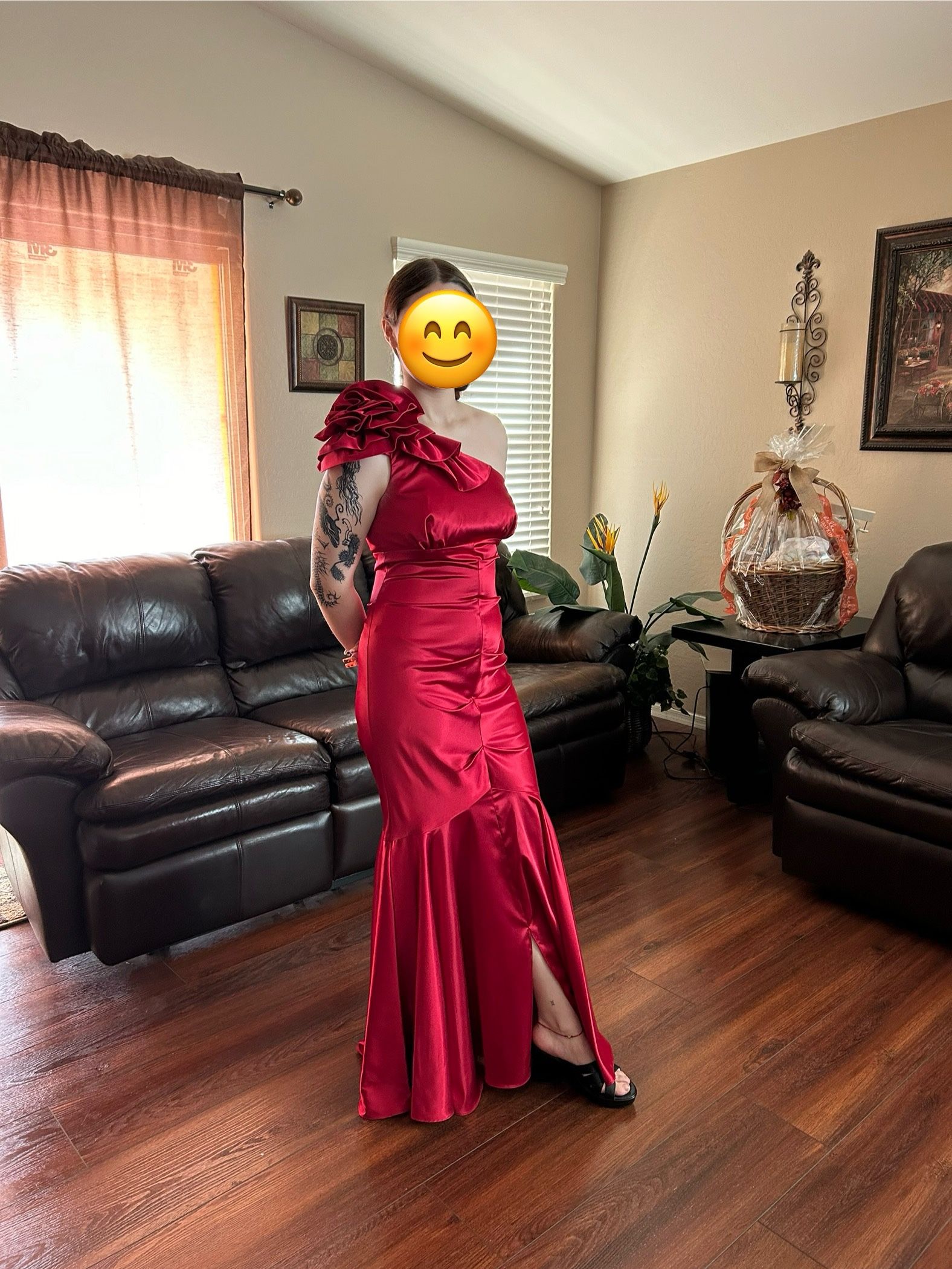 Prom or Formal Dress - Red Mermaid