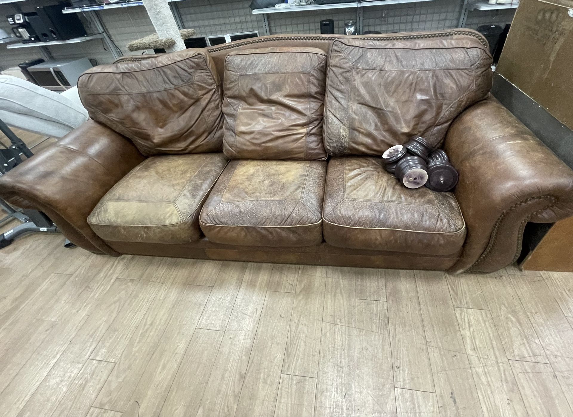 Leather Couch 