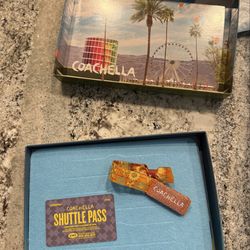 Coachella 2026 Weekend #1 Wristband W/Shuttle Ticket