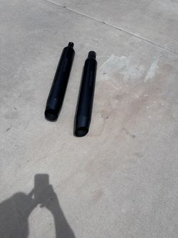 Stock 2021 Harley Davidson Road Glide Special slip on pipes