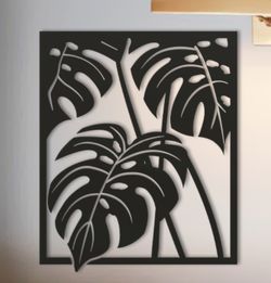 Monstera wall decor