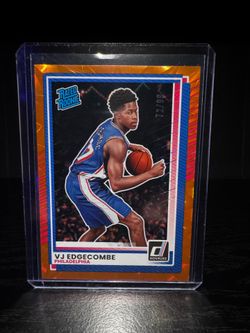 Donruss 2025-26 VJ EDGECOMBE | RatedRookie Orange Explosion | 72/99