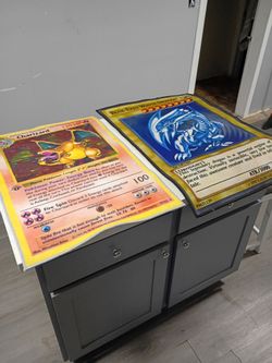 Charizard/Blue Eye White dragon Rug